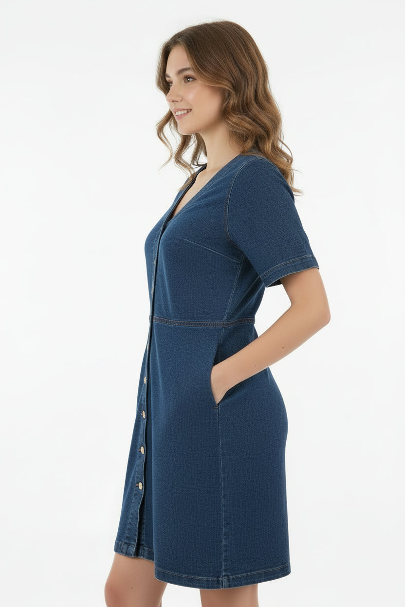 PlusSize Jeans Dress