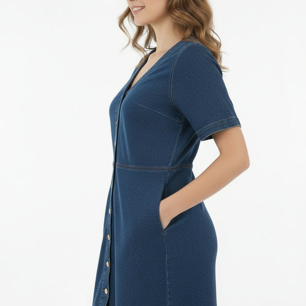 PlusSize Jeans Dress