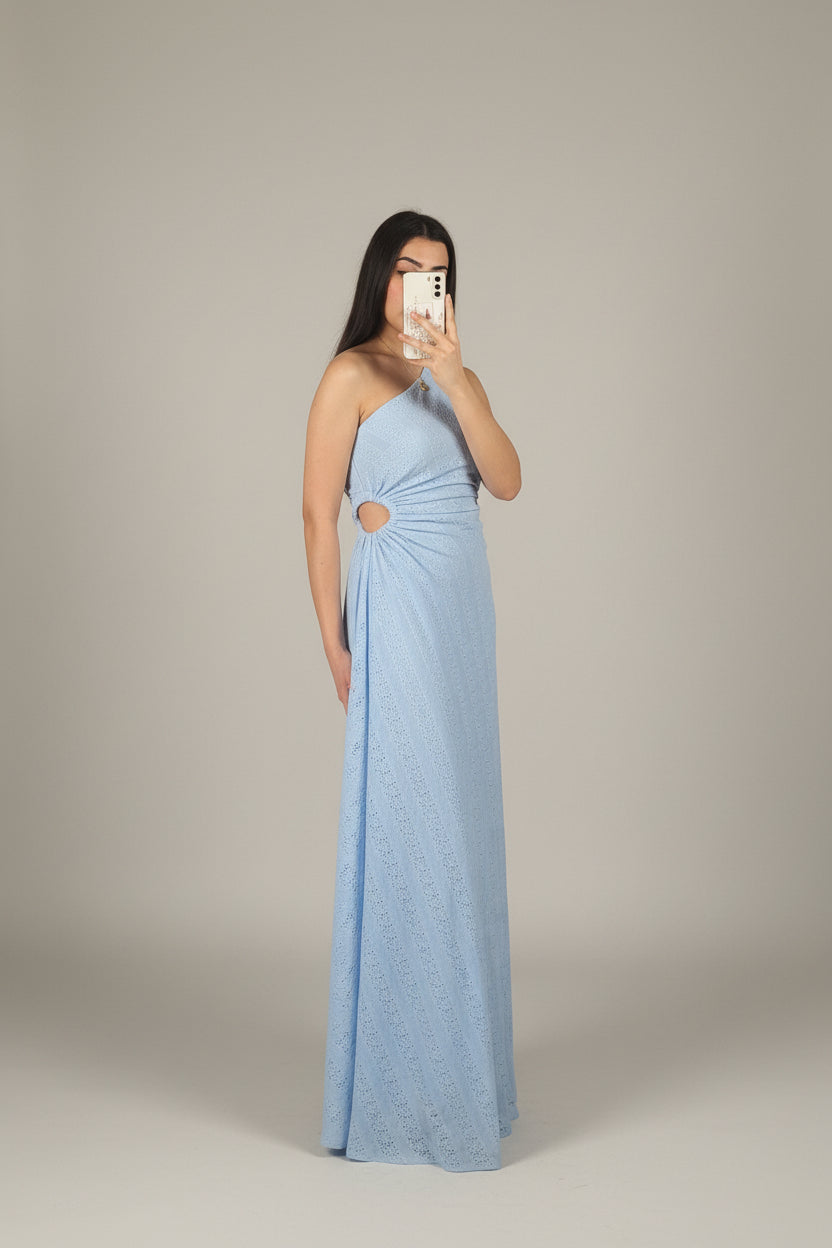 One shoulder Detailed dress