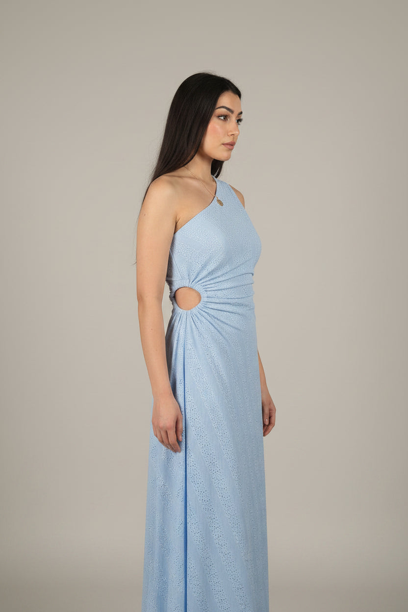One shoulder Detailed dress