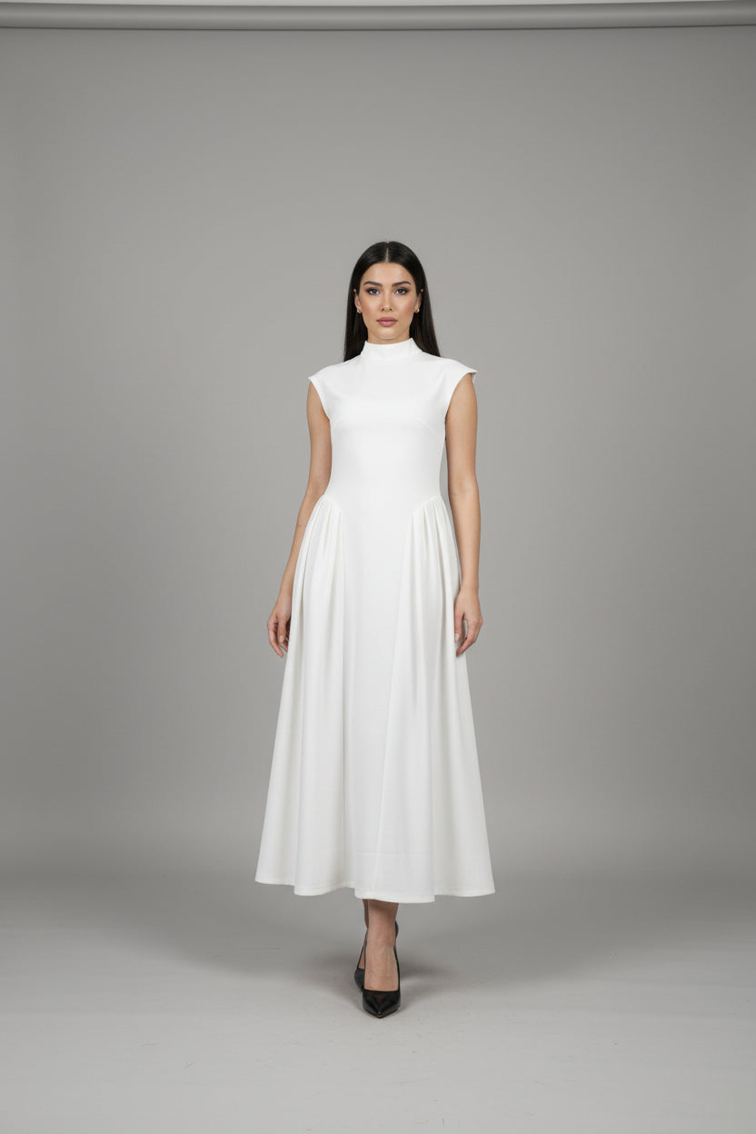 Royal White Dress