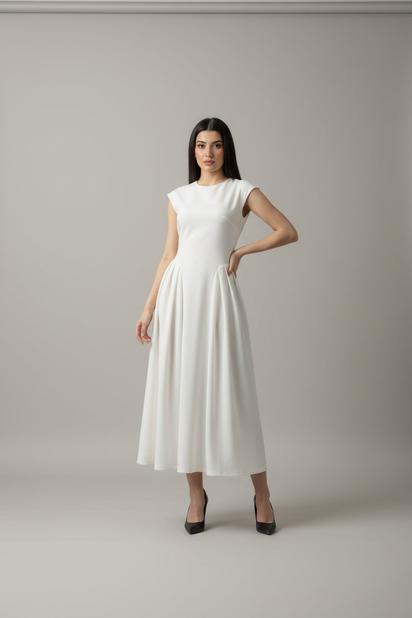 Royal White Dress