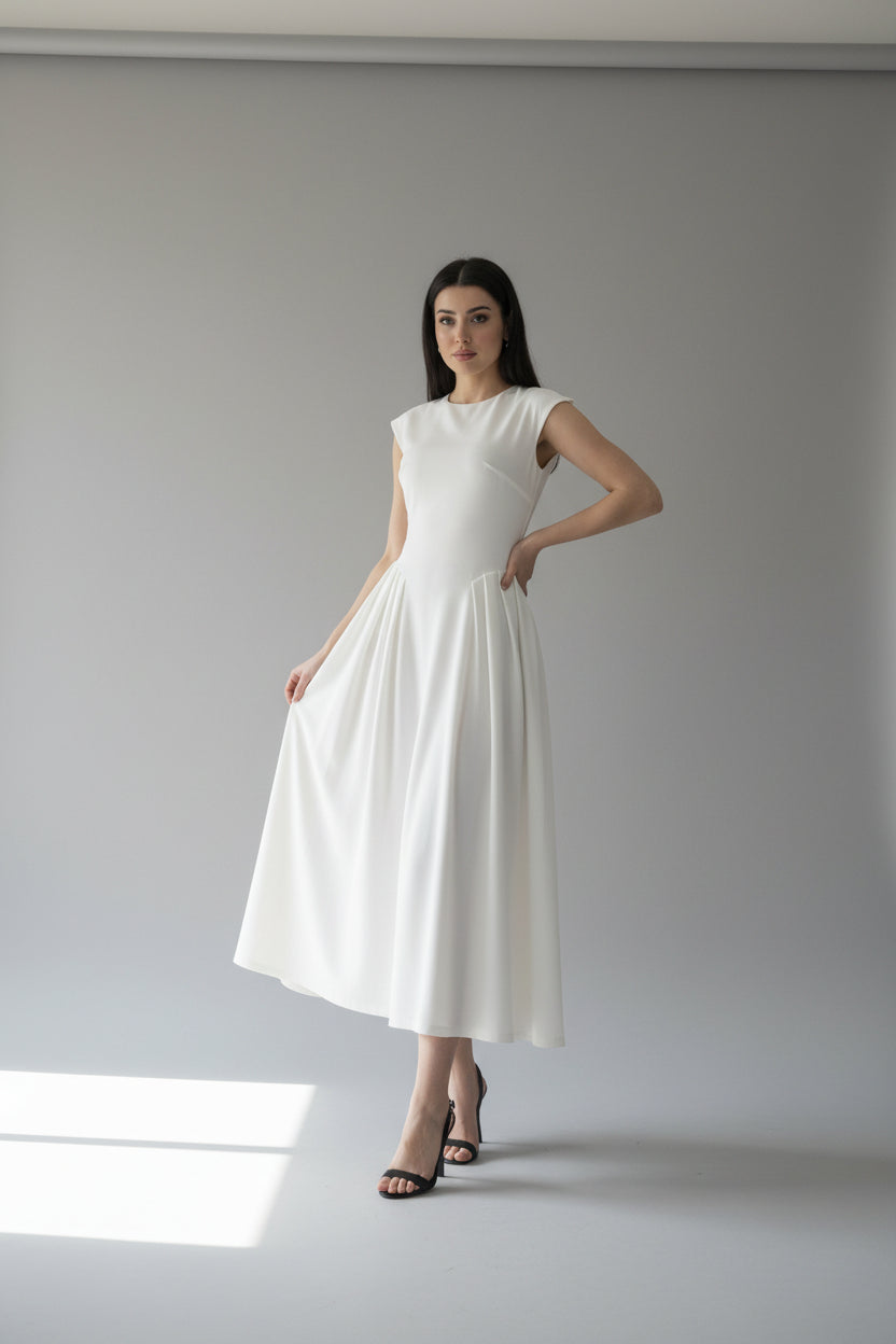 Royal White Dress