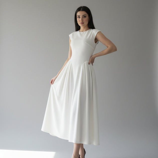 Royal White Dress