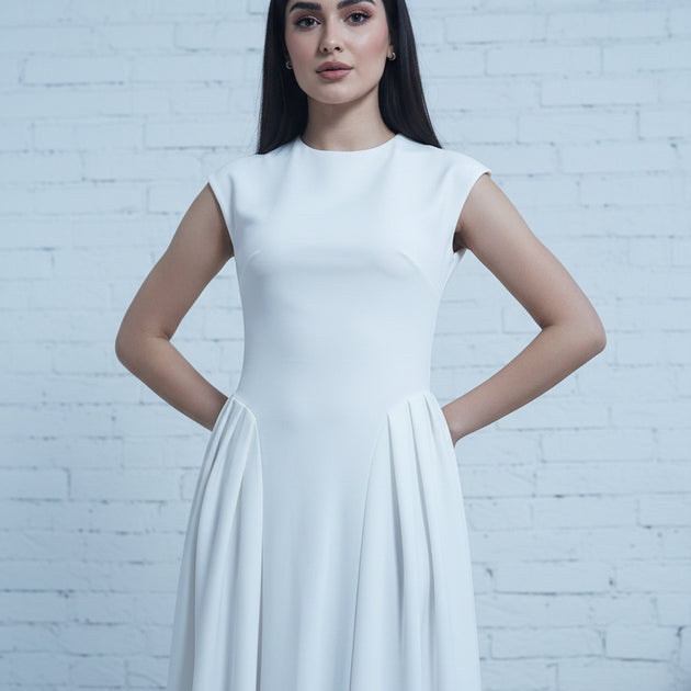 Royal White Dress