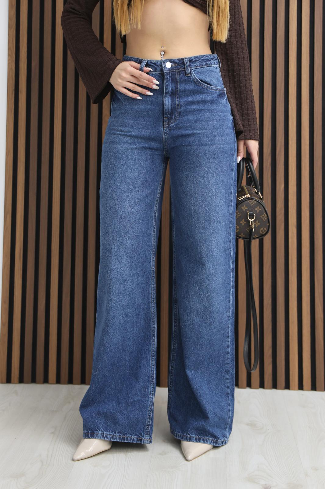 Regular Size Dark Blue Jeans