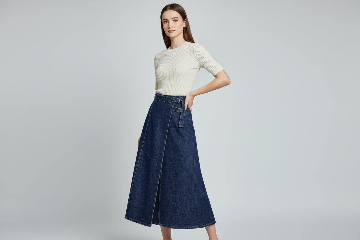 Stylish Jeans Skirt