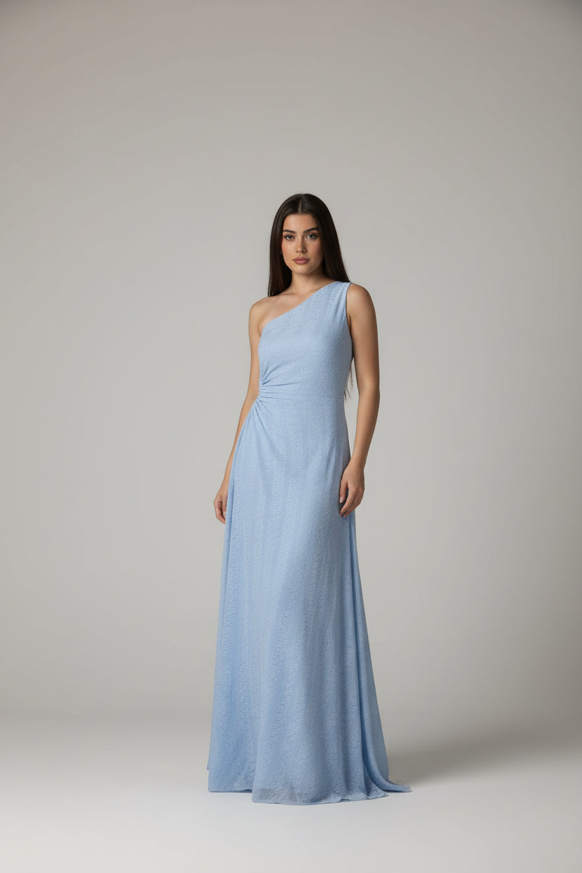 One shoulder Detailed dress