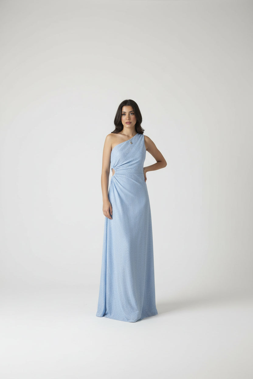 One shoulder Detailed dress