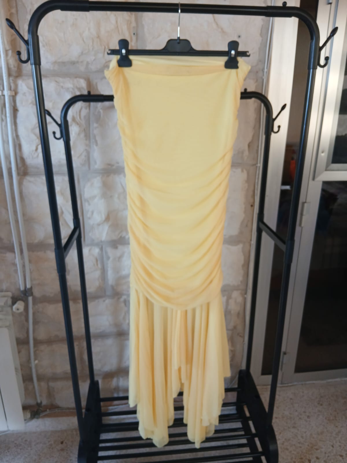 Sleevless Yellow Dress