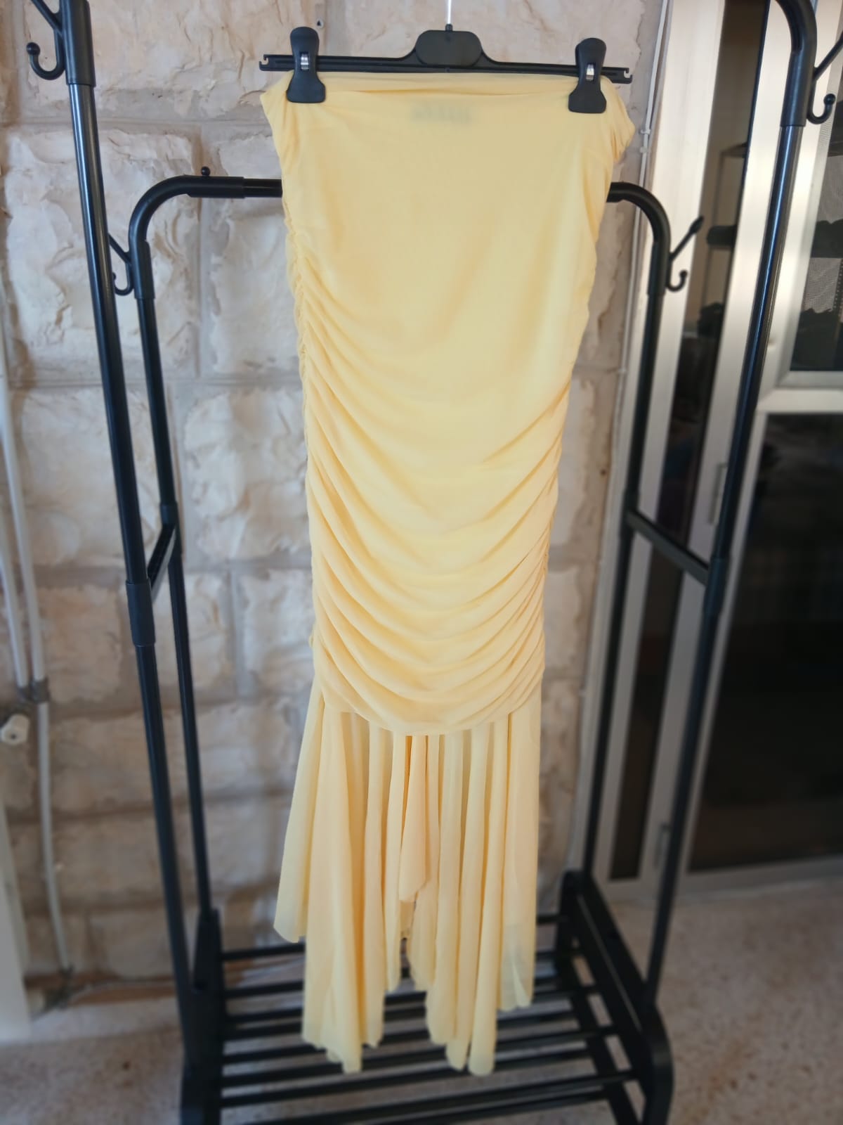 Sleevless Yellow Dress