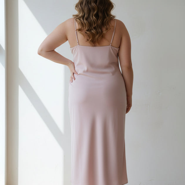 PlusSize Baby Pink Dress