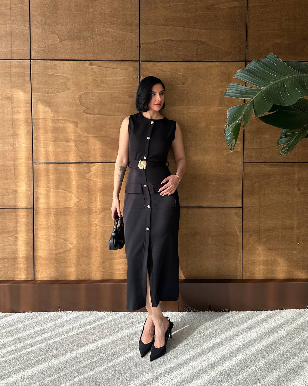 Black Dress "Zara model"