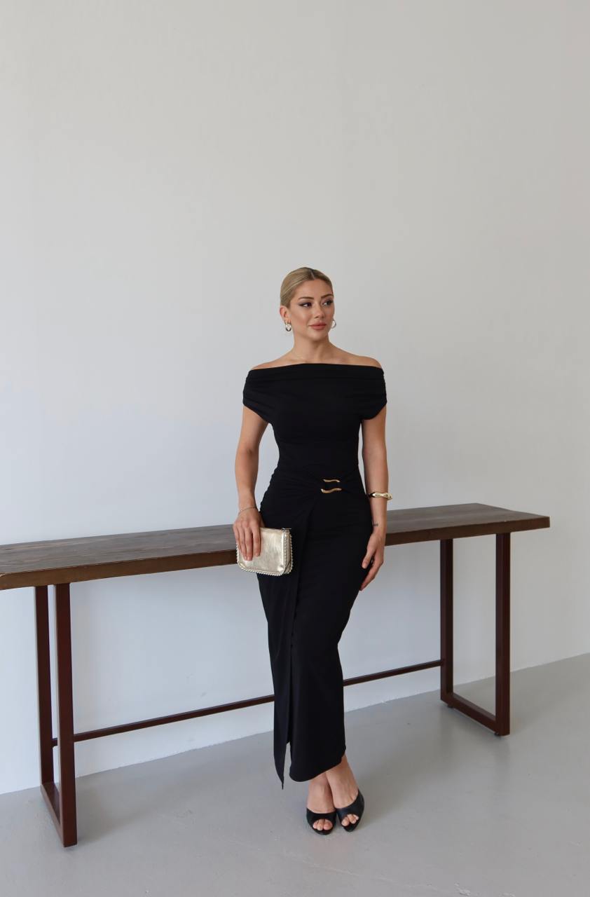 Sandy Dress with Adjustable Neckline