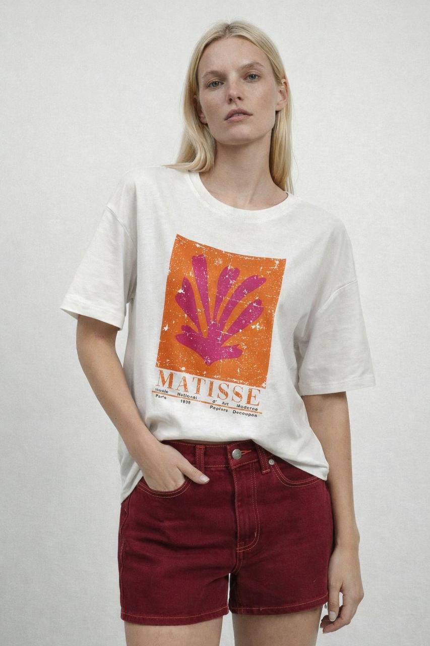 Round neck t-shirt 🧡
