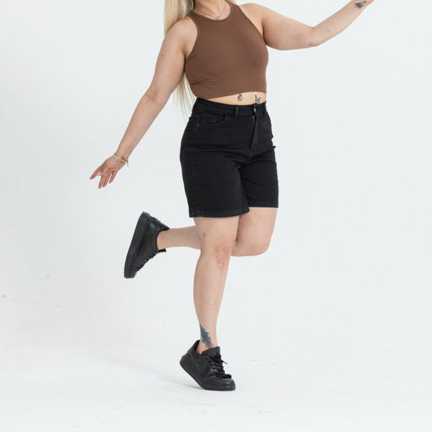 Plus Size Black Short