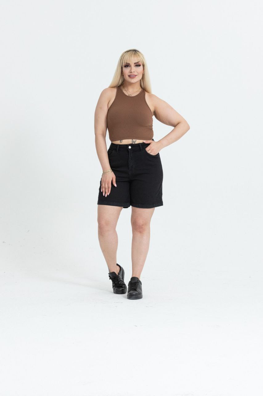 Plus Size Black Short
