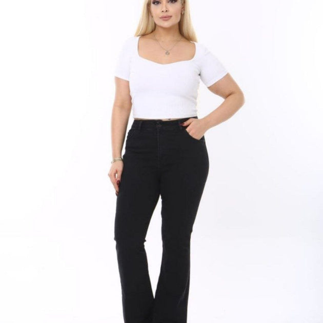 Plus Size Black Jeans