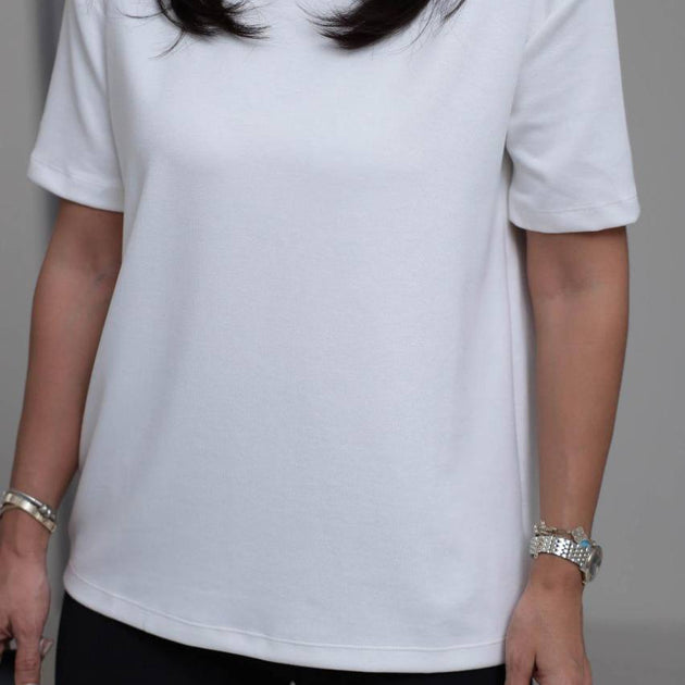 Oversize round neck t-shirt