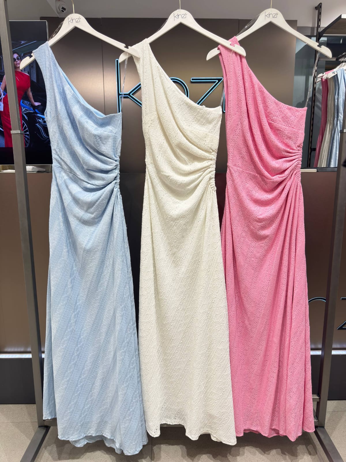 One shoulder Detailed dress
