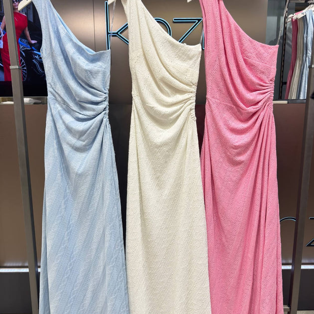 One shoulder Detailed dress