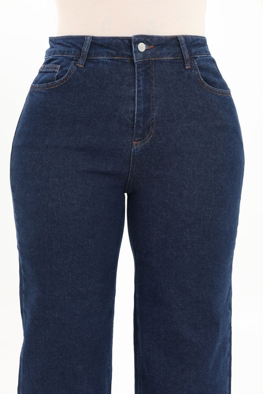 Plus Size Dark Blue Jeans