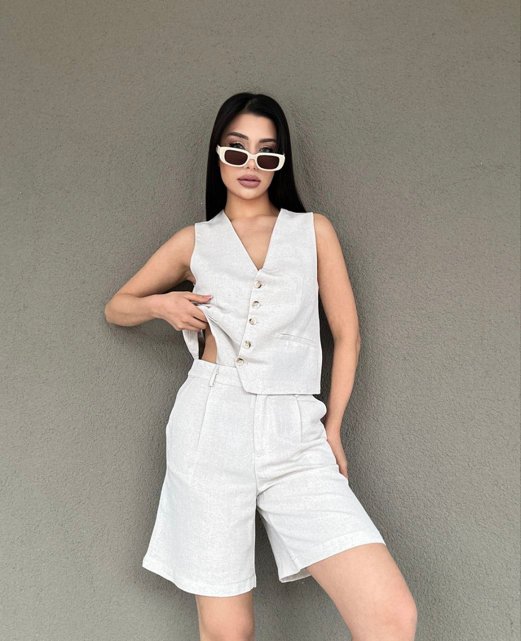 ZARA Model Linen Set