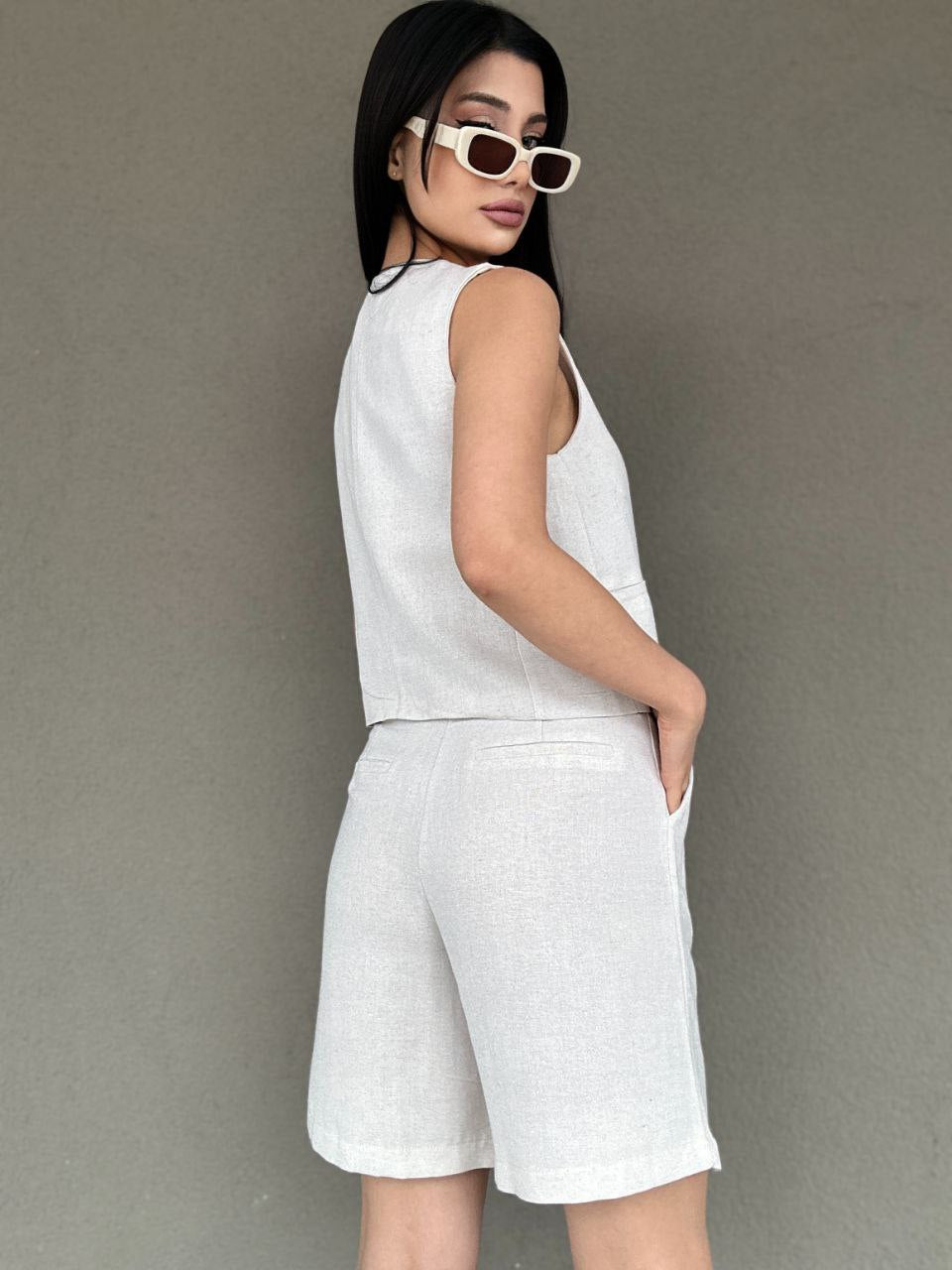 ZARA Model Linen Set