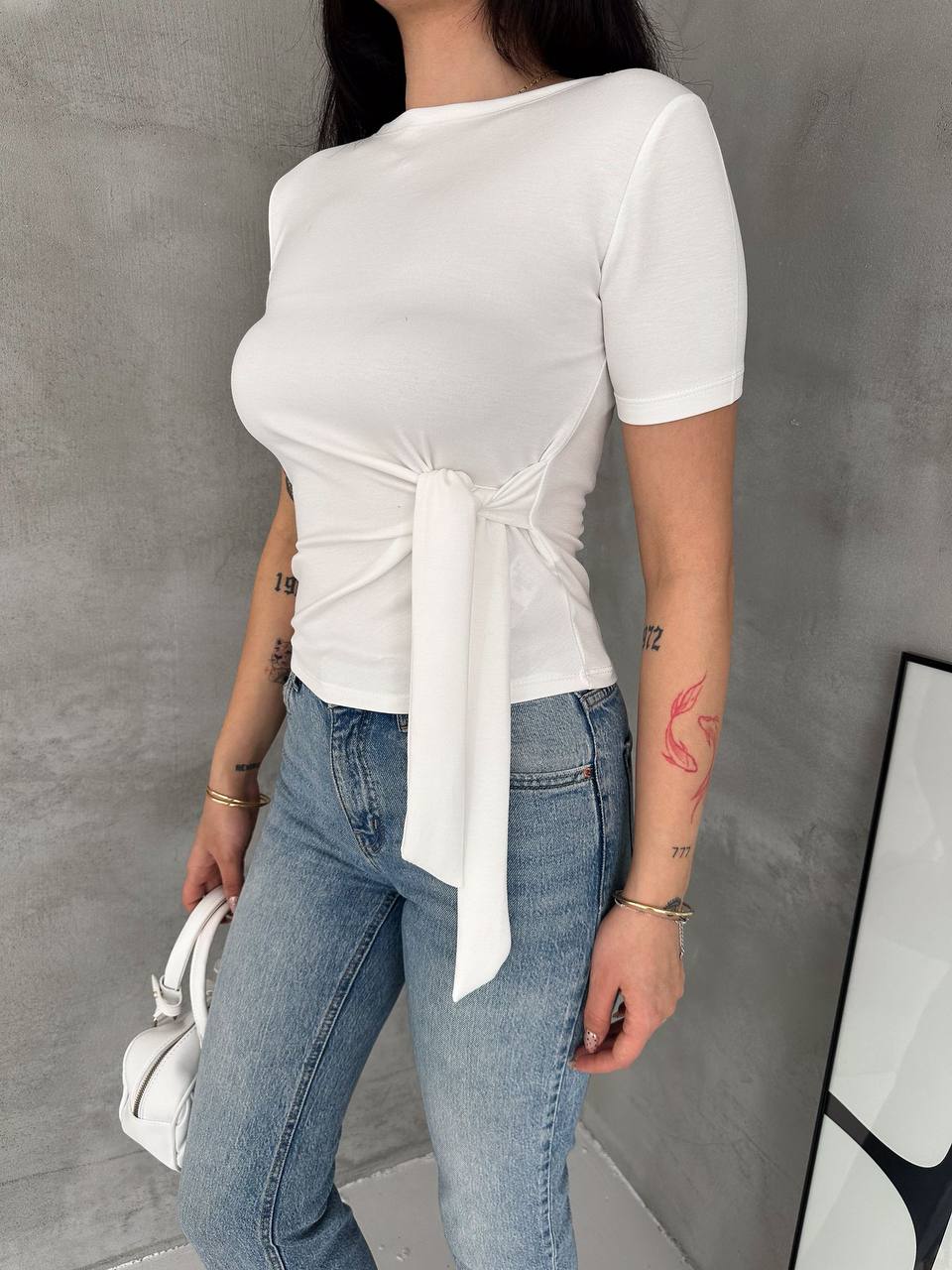 Top with Bow Detail