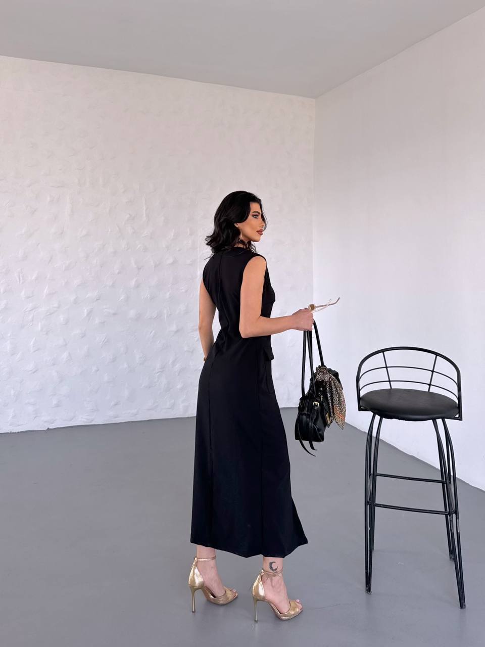 Black Dress "Zara model"
