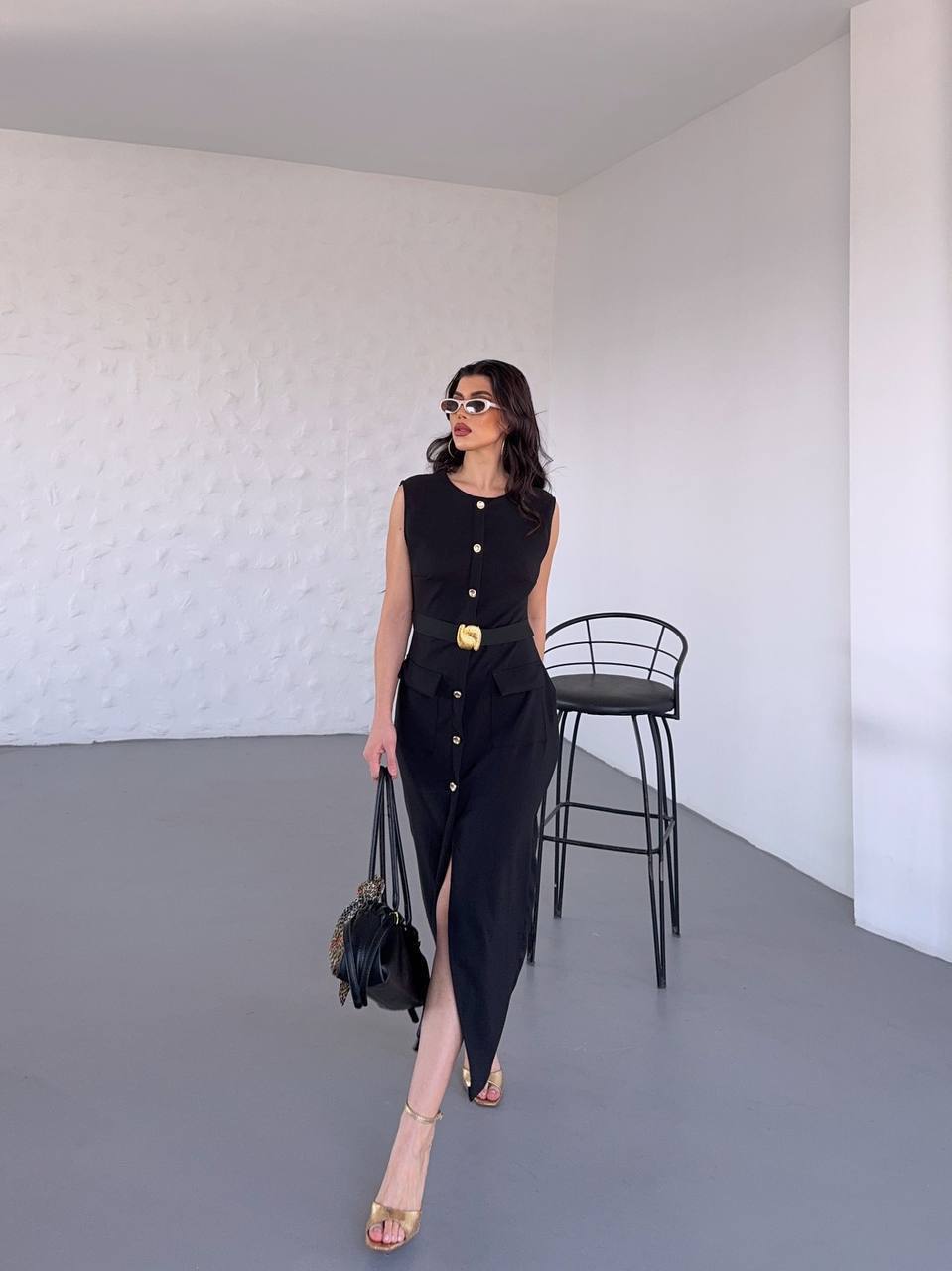 Black Dress "Zara model"