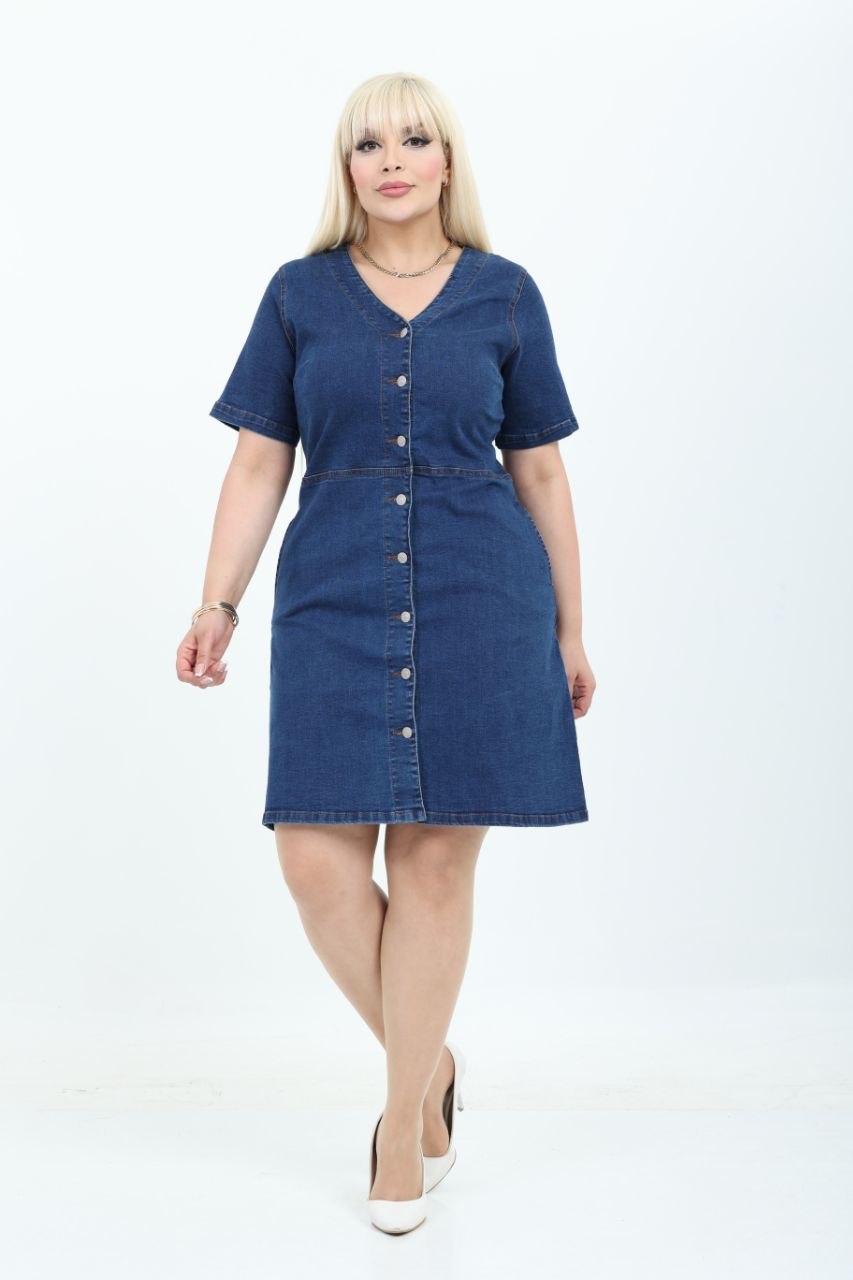 PlusSize Jeans Dress