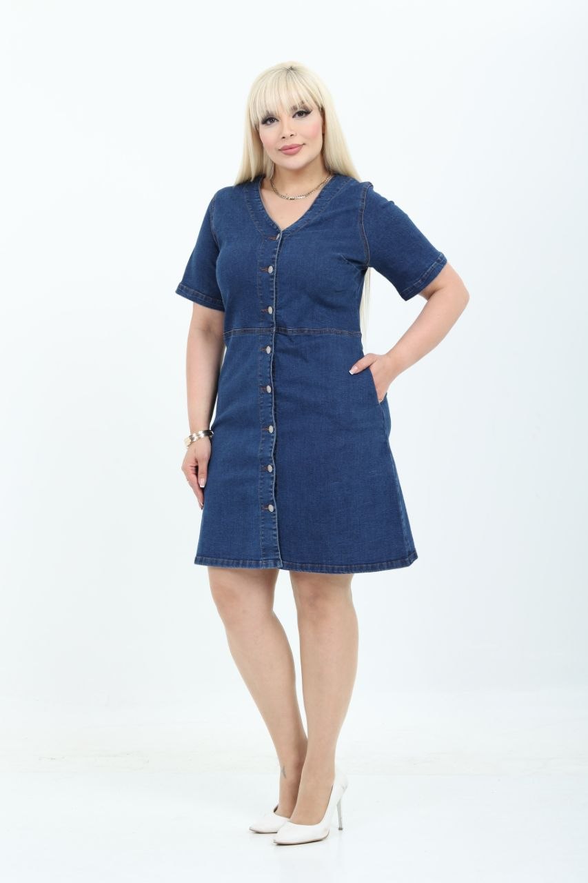 PlusSize Jeans Dress