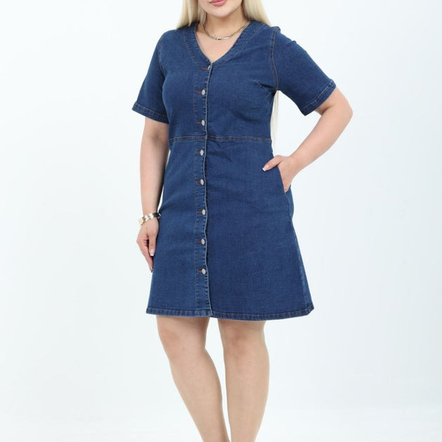 PlusSize Jeans Dress