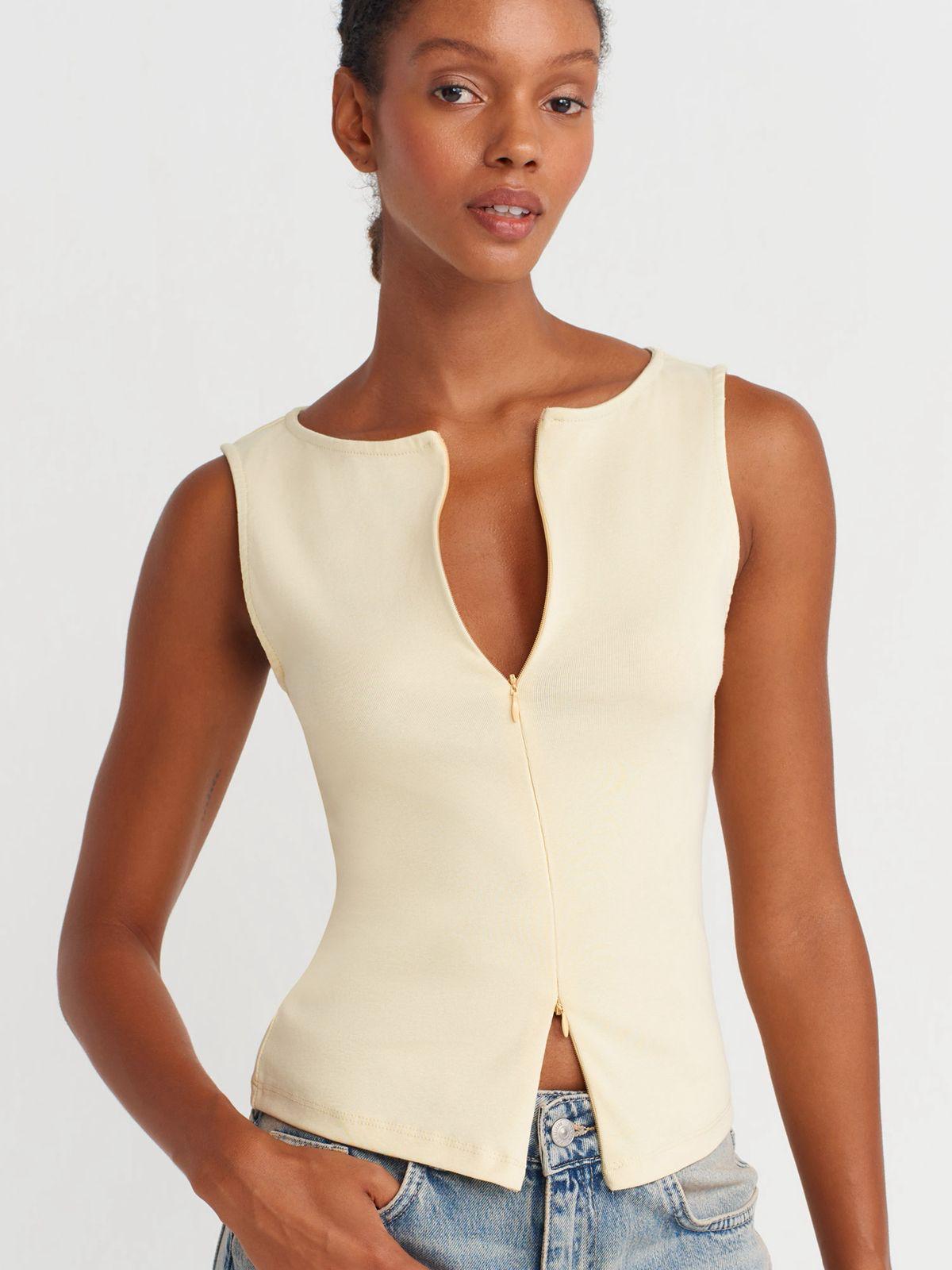 Double Zipper Top