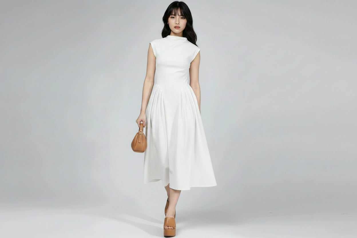 Royal White Dress