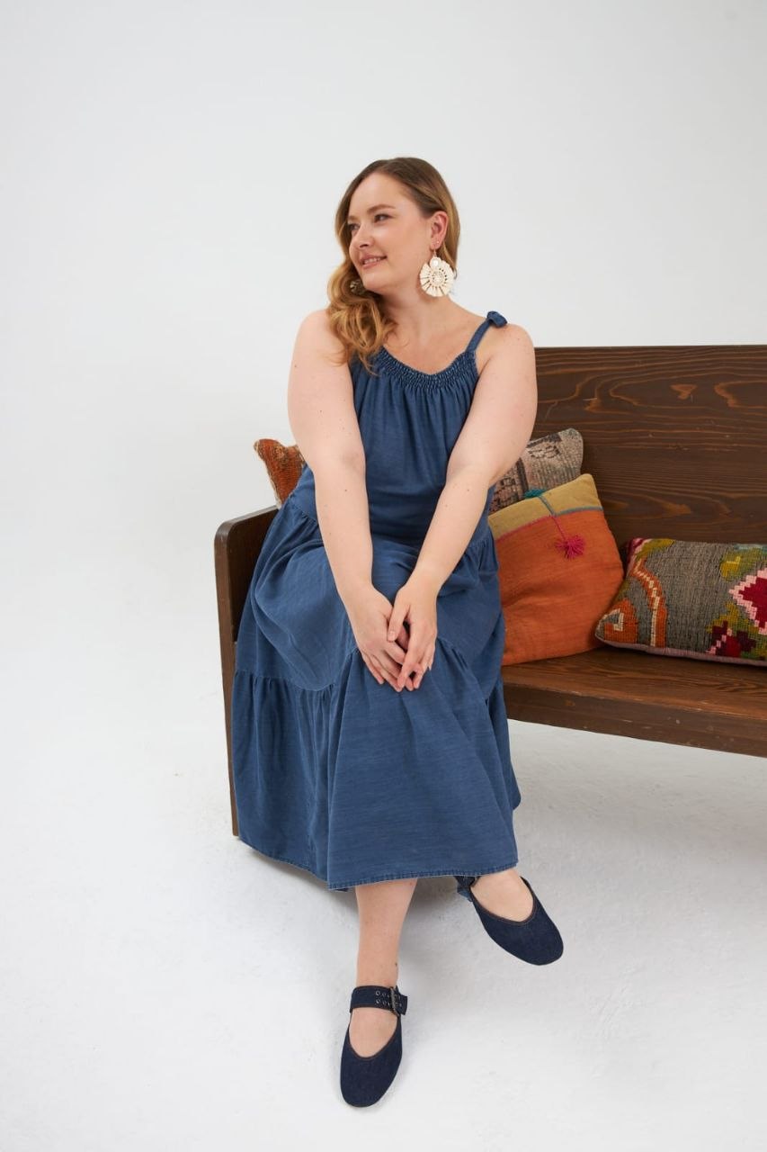 Trendy Plus Size Jeans Dress